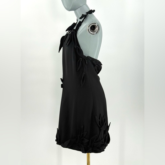 🆕 CULT GAIA 🧿 NWOT Elliana Calla Lily Floral Appliqué Mini, Black - Sz 10 - Picture 10 of 16